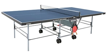 Butterfly Playback Rollaway Blue Table Tennis Table Western Region