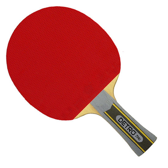 Detro 7Hc With Winning Super Fit High Tension Completely Assembled Professional Table Tennis Paddle